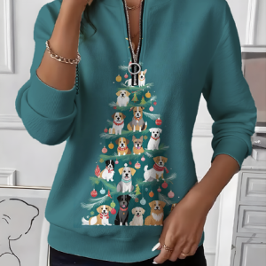 Vintage Crew Neck Christmas Sweatshirt, Hoodies & Sweatshirts, color:Color2|size:5XL, catalog Noracora shop