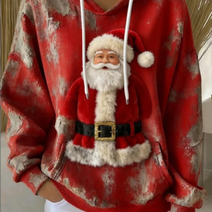 Casual Hoodie Santa Claus Hoodie, Hoodies & Sweatshirts, color:As Picture|size:5XL, catalog Noracora shop