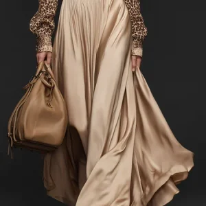 Urban Plain Maxi Skirt, Skirts, color:As Picture|size:XXL, Stylewe