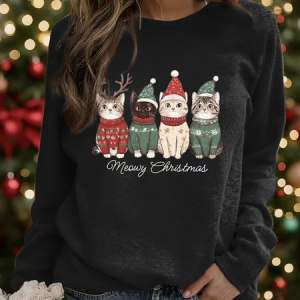 Casual Crew Neck Animal Sweatshirt, Hoodies & Sweatshirts, color:Blue|size:3XL, catalog Noracora shop
