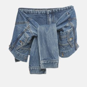 Alexander Wang Denim Jacket Trim Skorts S, Shorts - Luxury Closet