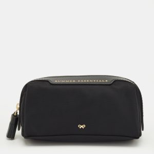 Anya Hindmarch Black Nylon Girlie Stuff Pouch, Luggage Accessories - Luxury Closet