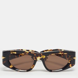 Bottega Veneta Tortoise Brown BV1144S Unapologetic Cat Eye Sunglasses, Sunglasses - Luxury Closet
