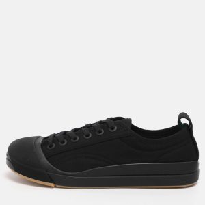 Bottega Veneta Black Canvas and Leather Vulcan Low Top Sneakers Size 39, Athletic Shoes & Sneakers - Luxury Closet