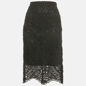 Burberry Black Lace Pencil Skirt S, Skirts - Luxury Closet