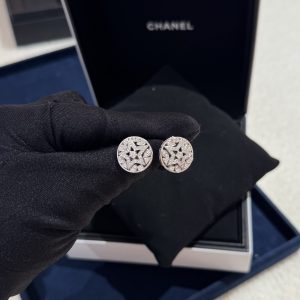 Chanel Comet 18K White Gold and Diamond Earrings, Jewelry - Luxury Closet