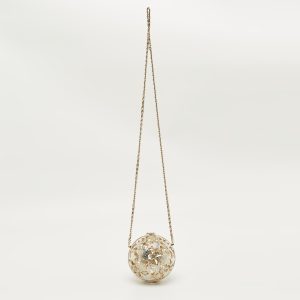 Chanel Gold Crystals and Gold Tone Metal Clutches, Clutches & Special Occasion Bags - Luxury Closet