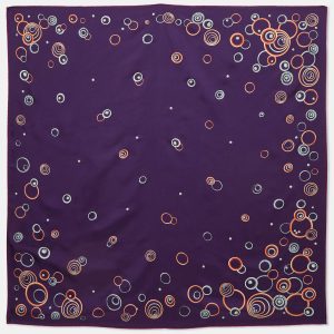 Chopard Purple Happy Spirit Silk Scarf, Scarves & Shawls - Luxury Closet