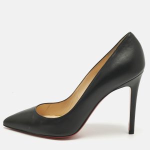 Christian Louboutin Black Leather Pigalle Pumps Size 40, Pumps - Luxury Closet