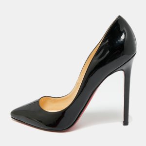 Christian Louboutin So Kate Black Patent Leather Pumps Size 38.5, Pumps - Luxury Closet