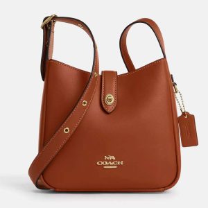 Coach Hadley mini Tan Leather Crossbody bag, Handbags - Luxury Closet