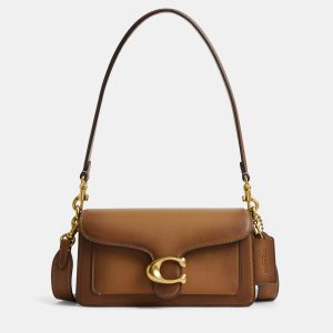 Coach Tabby 20 Honey Brown Leather Shoulder Bag, Handbags - Luxury Closet