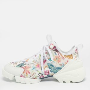 Dior Multicolor Neoprene and PVC D-Connect Sneakers Size 39.5, Athletic Shoes & Sneakers - Luxury Closet