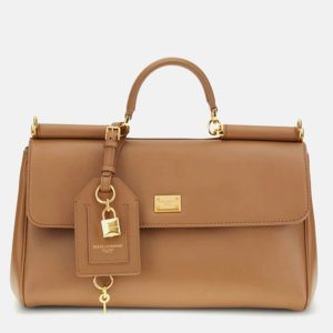 Dolce & Gabbana My Sicily Leather Handbag, Satchels - Luxury Closet