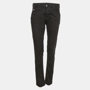 Emporio Armani Black Denim Skinny Jeans M/Waist 29", Jeans - Luxury Closet