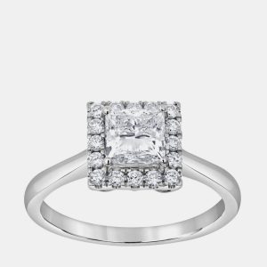 1.15ct 14k White Gold Lab Grown Diamond Engagement Ring US 7, Rings - Luxury Closet