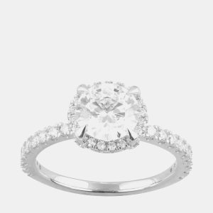 2.23ct 14k White Gold Lab Grown Diamond Engagement Ring, Rings - Luxury Closet