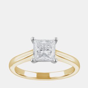 1.5ct 14k Yellow Gold Lab Grown Diamond Solitaire Ring, Rings - Luxury Closet