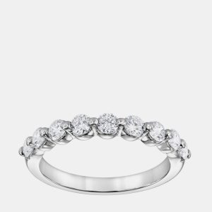0.5ct 14k White Gold Lab Grown Diamond Band, Rings - Luxury Closet