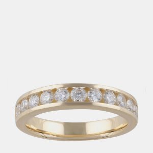 0.75ct 14k Yellow Gold Lab Grown Diamond Band, Rings - Luxury Closet
