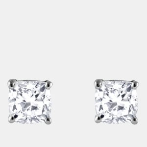0.95ct 14k White Gold Lab Grown Diamond Basic Stud Earring, Earrings - Luxury Closet