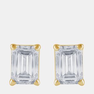 2ct 14k White Gold Lab Grown Diamond Basic Stud Earring, Earrings - Luxury Closet