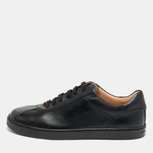Gianvito Rossi Black Leather Ribbon Low Top Sneakers Size 39, Athletic Shoes & Sneakers - Luxury Closet