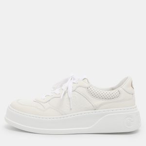 Gucci White Leather Chunky B Low Top Sneakers Size 40, Athletic Shoes & Sneakers - Luxury Closet