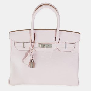 Hermes  Birkin 30 Mauve Pale Togo Bag, Tote Handbags - Luxury Closet