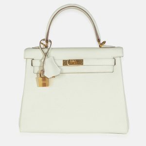 Hermes  Kelly 25  Mushroom Togo Retourne Bag, Satchels - Luxury Closet