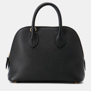 Hermes Bolide 1923 Black Chevre Myzore Goatskin Size Mini, Satchels - Luxury Closet
