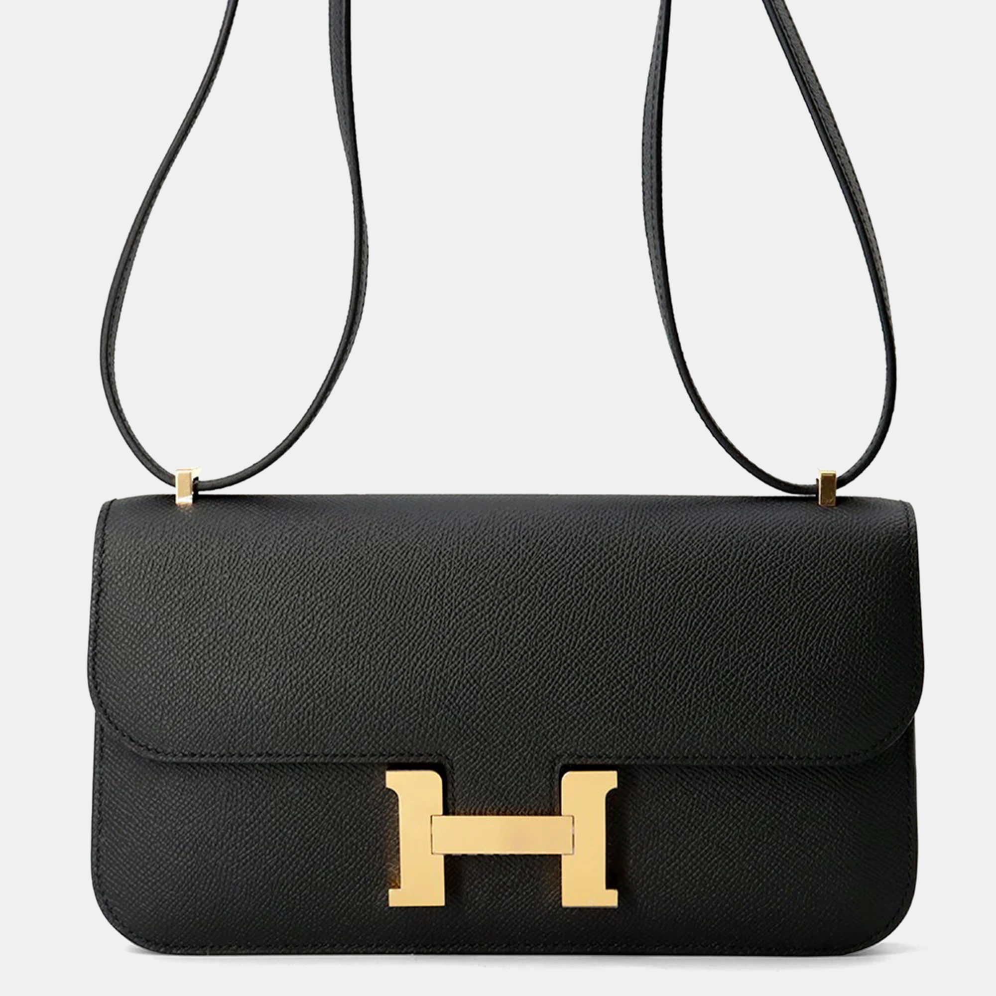 Hermes Constance Elan Miroir Black Epsom, Handbags - Luxury Closet