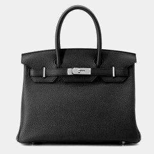 Hermes Birkin Black Togo Leather Size 30, Tote Handbags - Luxury Closet
