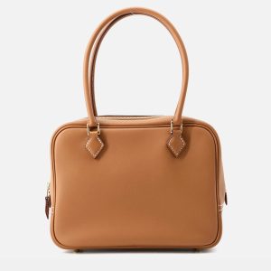 Hermes Plume Gold Swift Leather Size Mini, Satchels - Luxury Closet