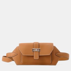 Hermes Elan Pocket 24 Gold Swift Leather Size 24, Handbags - Luxury Closet
