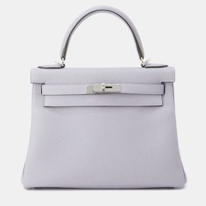 Hermes Kelly Retourne Size 28 Green Pantan Togo Leather Bag, Satchels - Luxury Closet