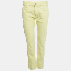 Isabel Marant Yellow Cotton Skinny Vikira Jeans M/Waist 30", Jeans - Luxury Closet