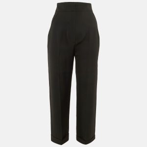 Jacquemus Black Wool Blend Le Souk Trousers S, Clothing - Luxury Closet