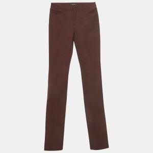 Joseph Burgundy Stretch Gabardine Nino Pants S, Jeans - Luxury Closet