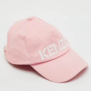 Kenzo Pink Logo Print Cotton Baseball Cap One Size, Luggage Accessories - Luxury Closet