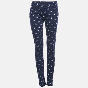 Kenzo Blue Printed Denim Skinny Jeans M Waist 30", Jeans - Luxury Closet
