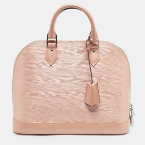 Louis Vuitton Metallic Peach Epi Leather Alma PM Bag, Satchels - Luxury Closet