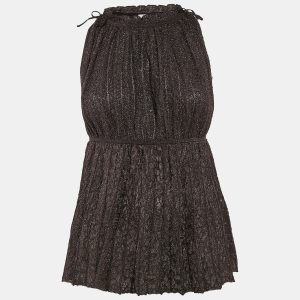M Missoni Purple Lurex Knit Sleeveless Tunic Top M, Shirts & Tops - Luxury Closet