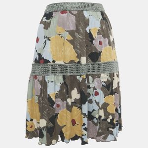 M Missoni Grey Printed Jersey Short Skirt M, Skirts - Luxury Closet