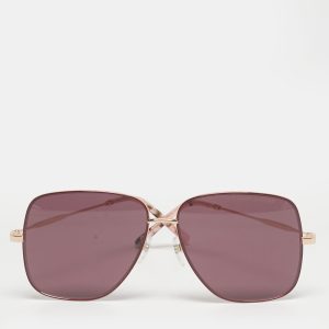 Marc Jacobs Pink/Gold Tone Marc 619/S Square Sunglasses, Sunglasses - Luxury Closet