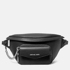 Michael Kors Black Leather Crossbody Bag, Handbags - Luxury Closet