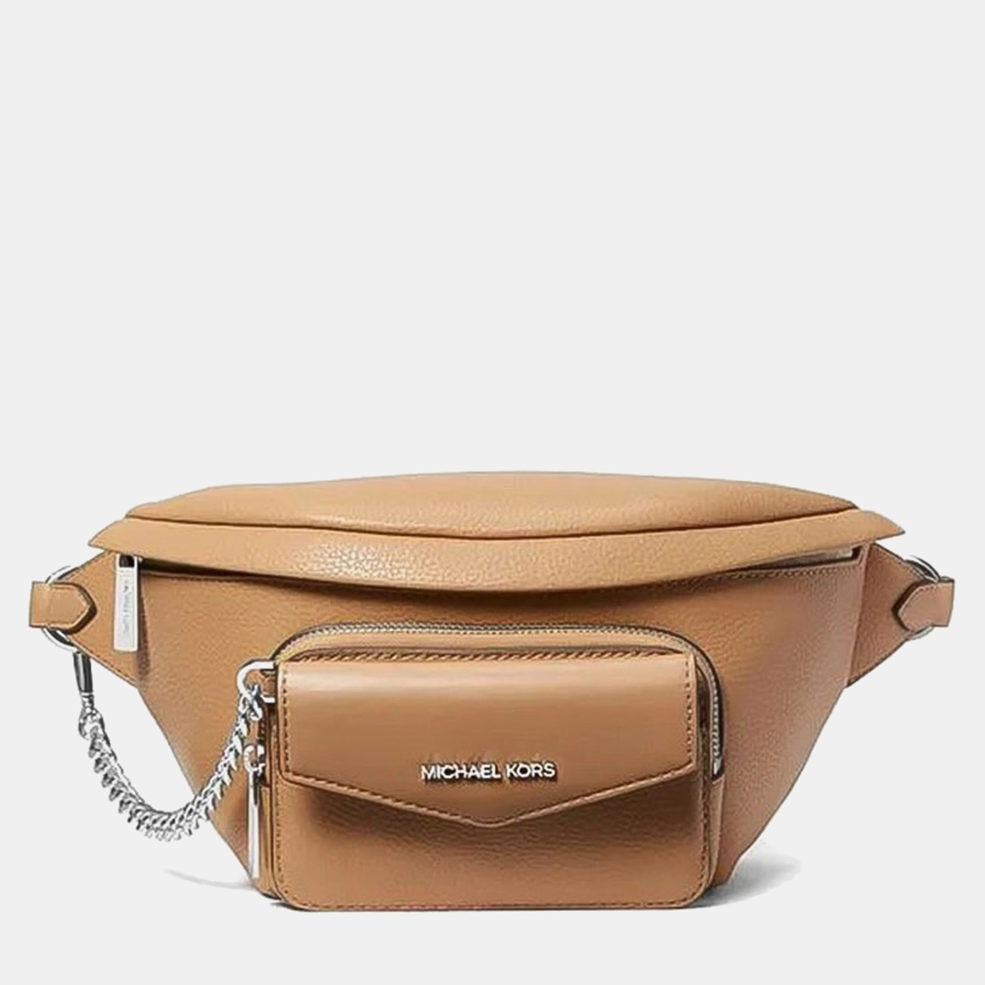 Michael Kors Brown Leather Crossbody Bag, Handbags - Luxury Closet