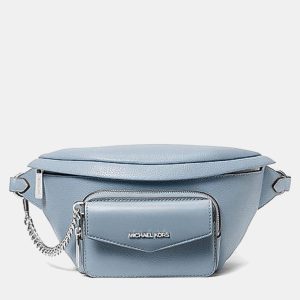 Michael Kors Blue Leather Crossbody Bag, Handbags - Luxury Closet