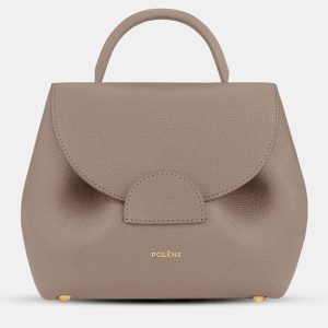 Polene Numero-un-nano Grained Taupe Edition Calfskin Handbag, Satchels - Luxury Closet