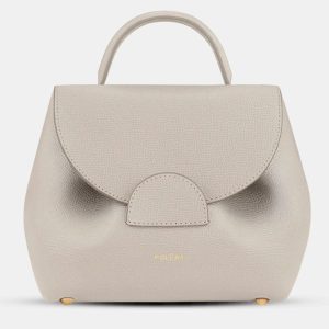 Polene Numero-un-nano Grained Chalk Edition Calfskin Handbag, Satchels - Luxury Closet